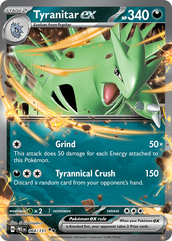 Tyranitar ex [Stamped]