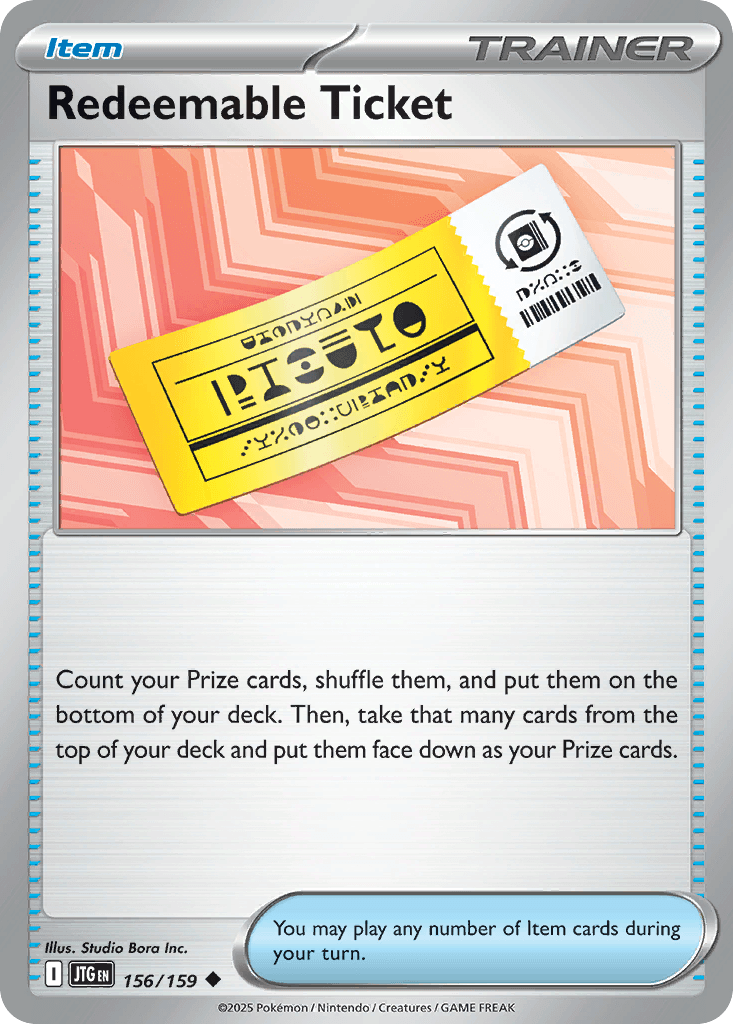 Redeemable Ticket [Reverse Holo]