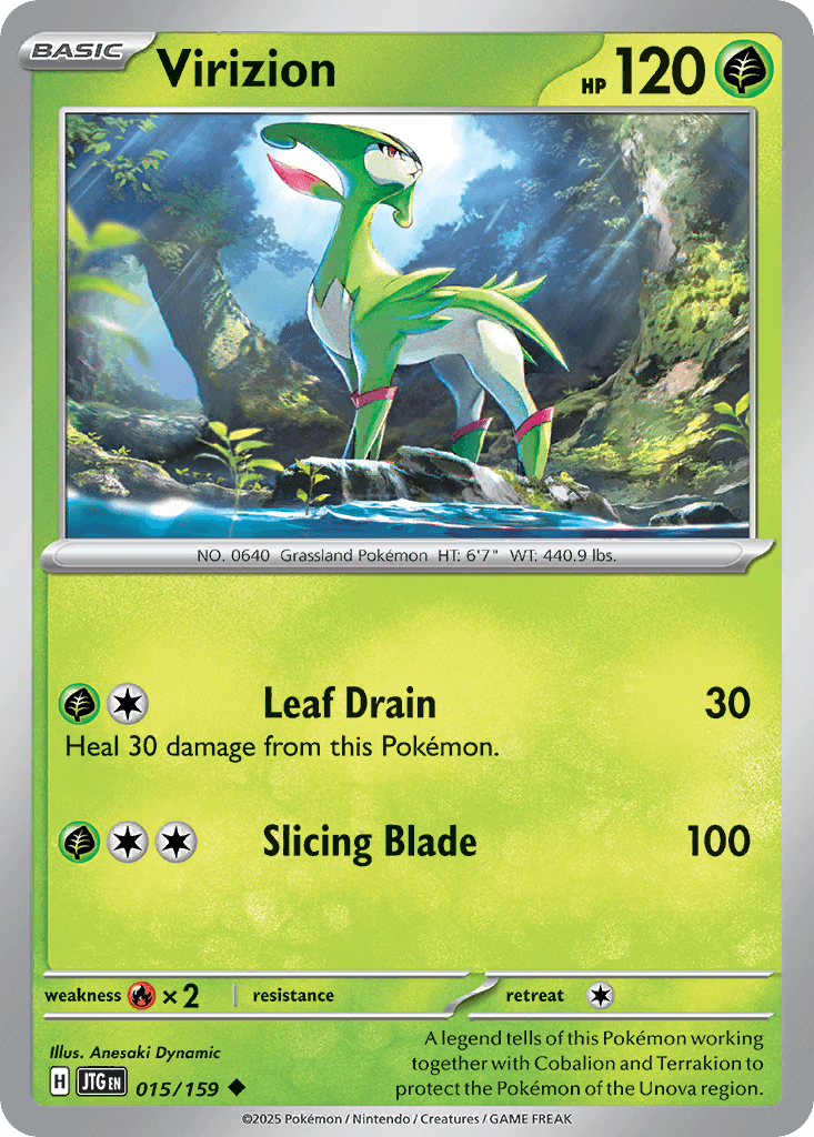 Virizion [Reverse Holo]