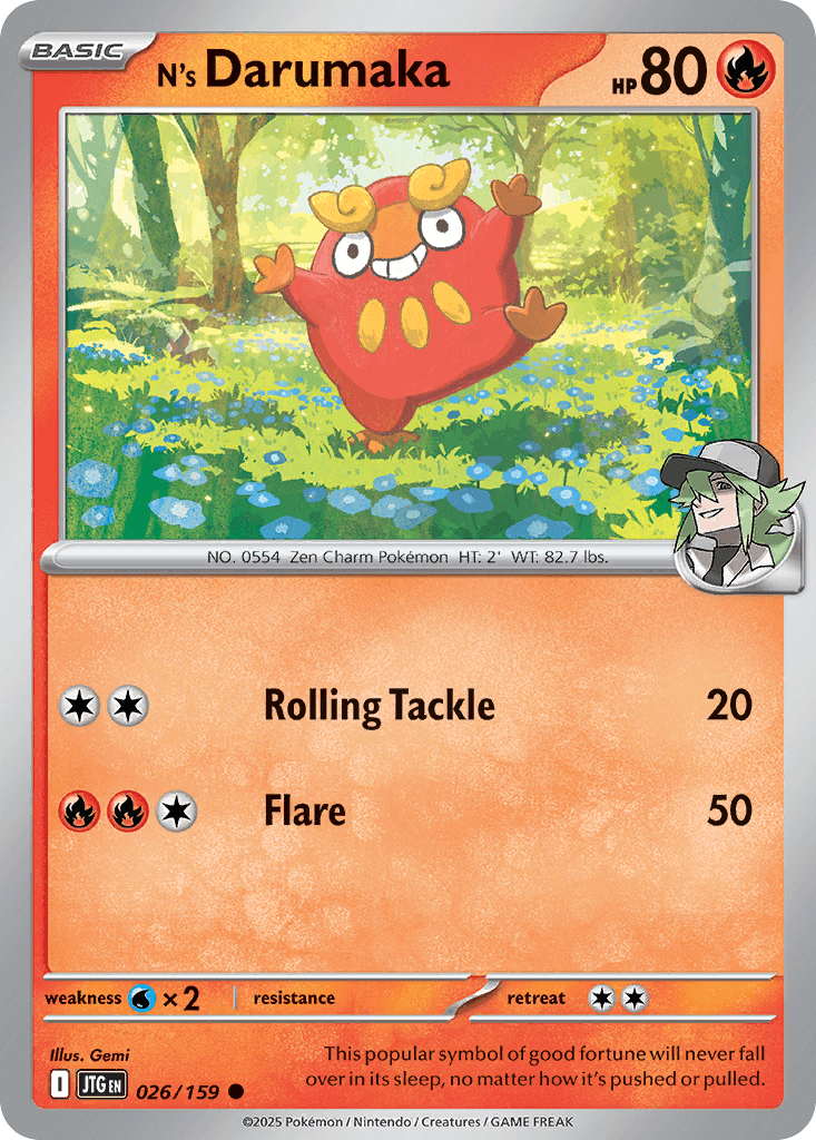 N's Darumaka [Reverse Holo]