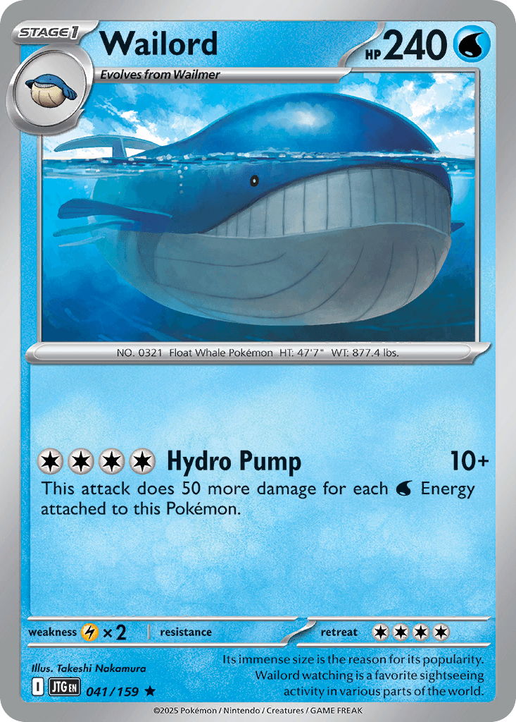 Wailord [Cosmos Holo]