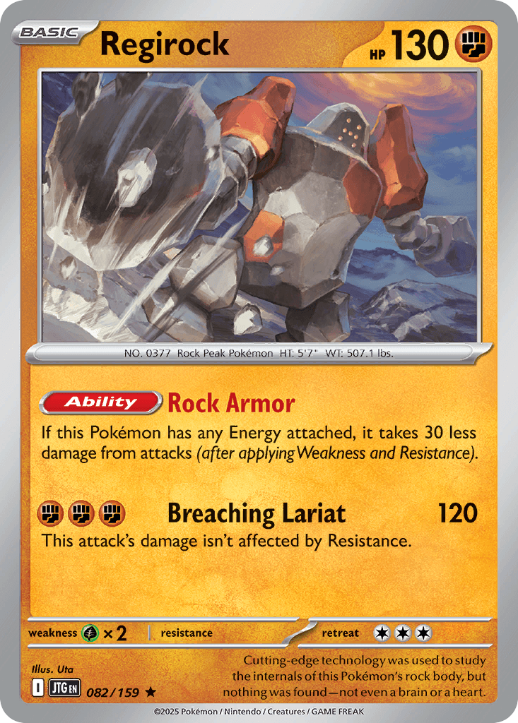 Regirock [Reverse Holo]