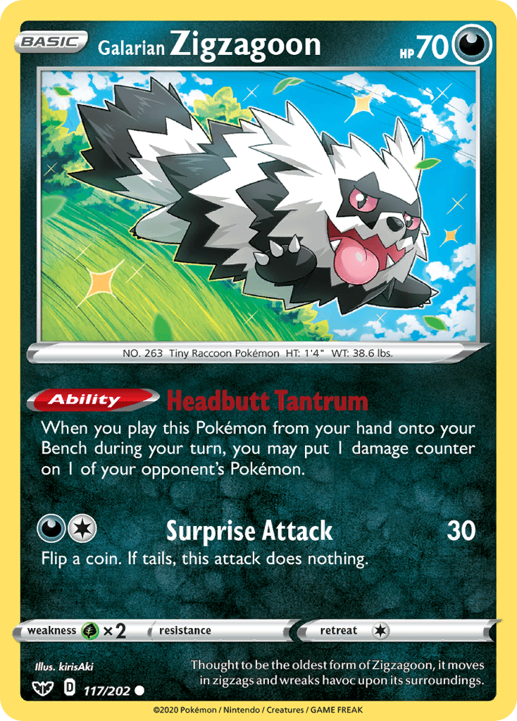 Galarian Zigzagoon [Reverse Holo]