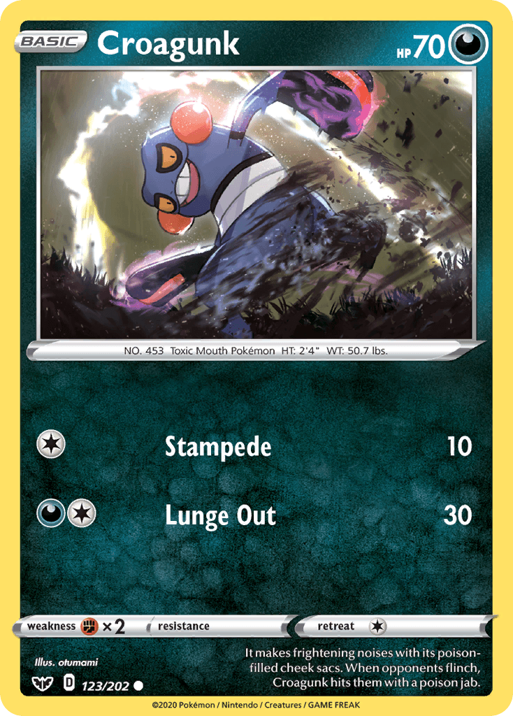 Croagunk [Reverse Holo]