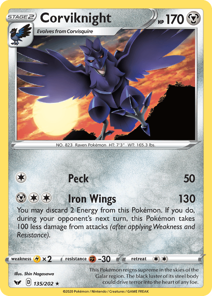 Corviknight [Reverse Holo]