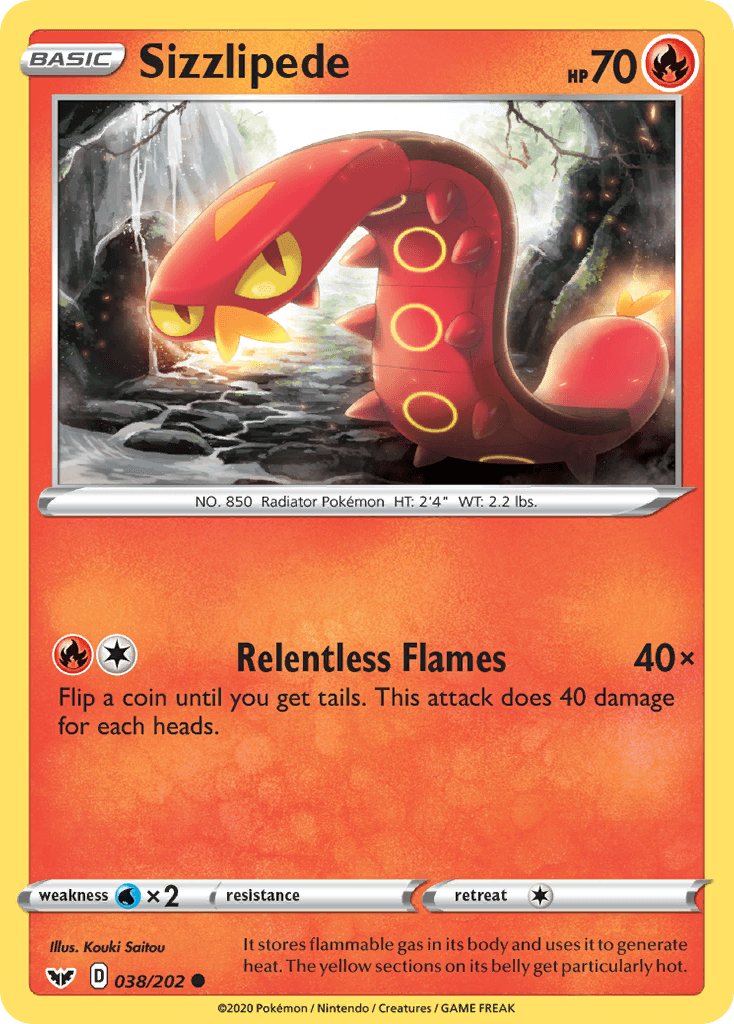 Sizzlipede [Reverse Holo]