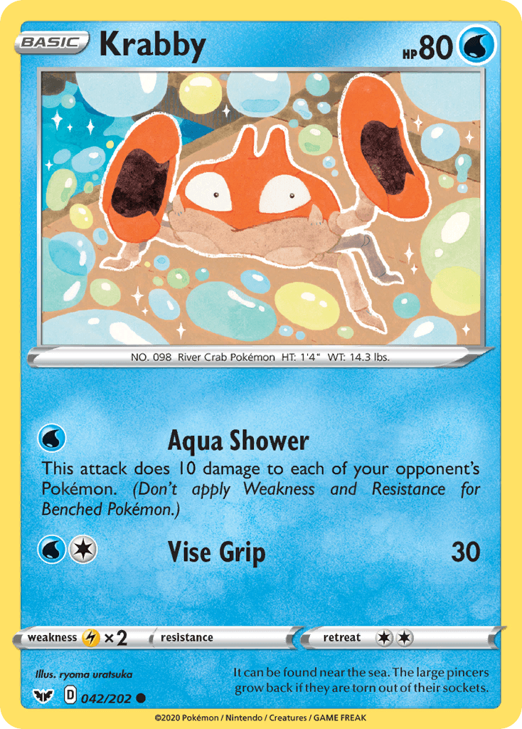 Krabby [Reverse Holo]