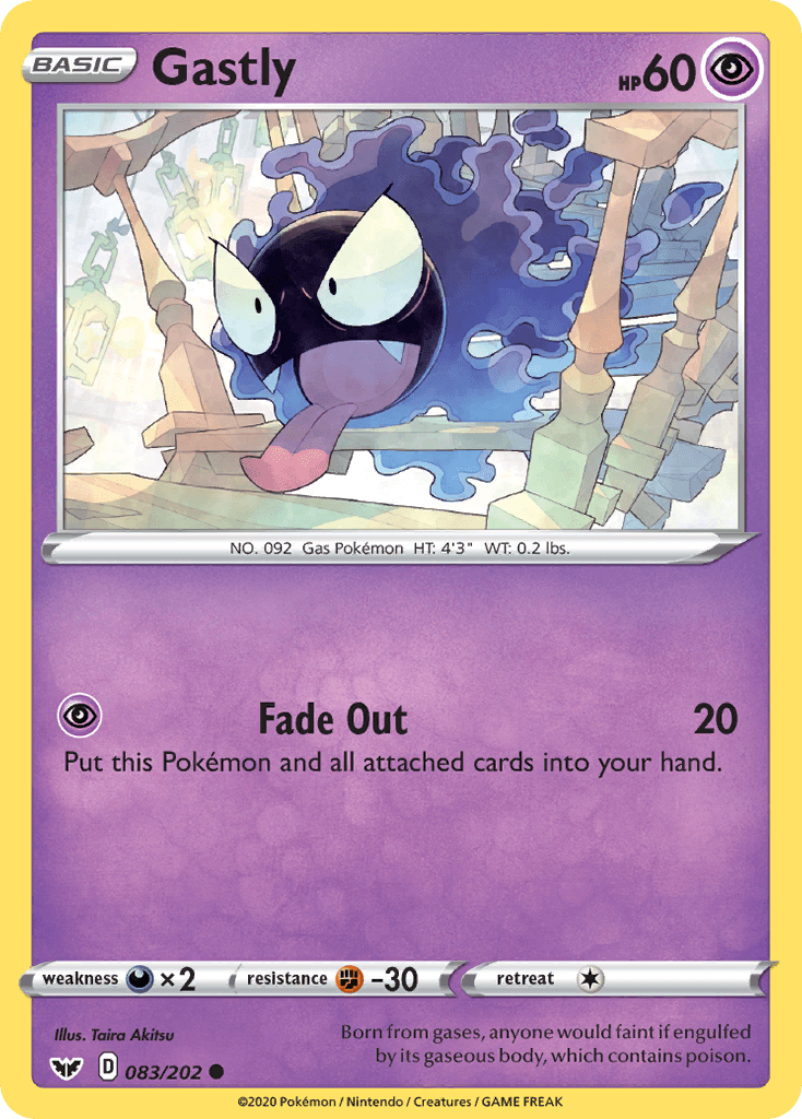 Gastly [Reverse Holo]