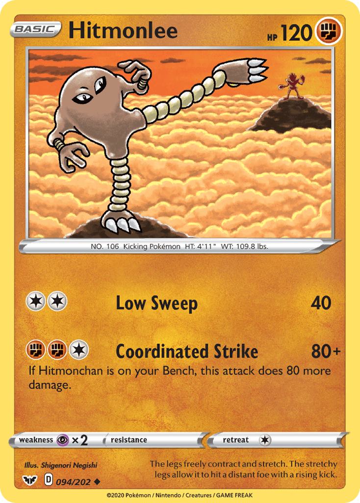 Hitmonlee [Reverse Holo]