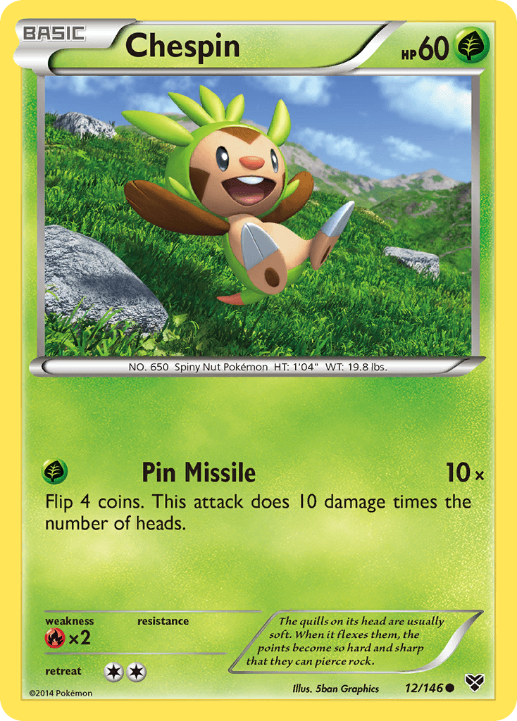 Chespin [Reverse Holo]