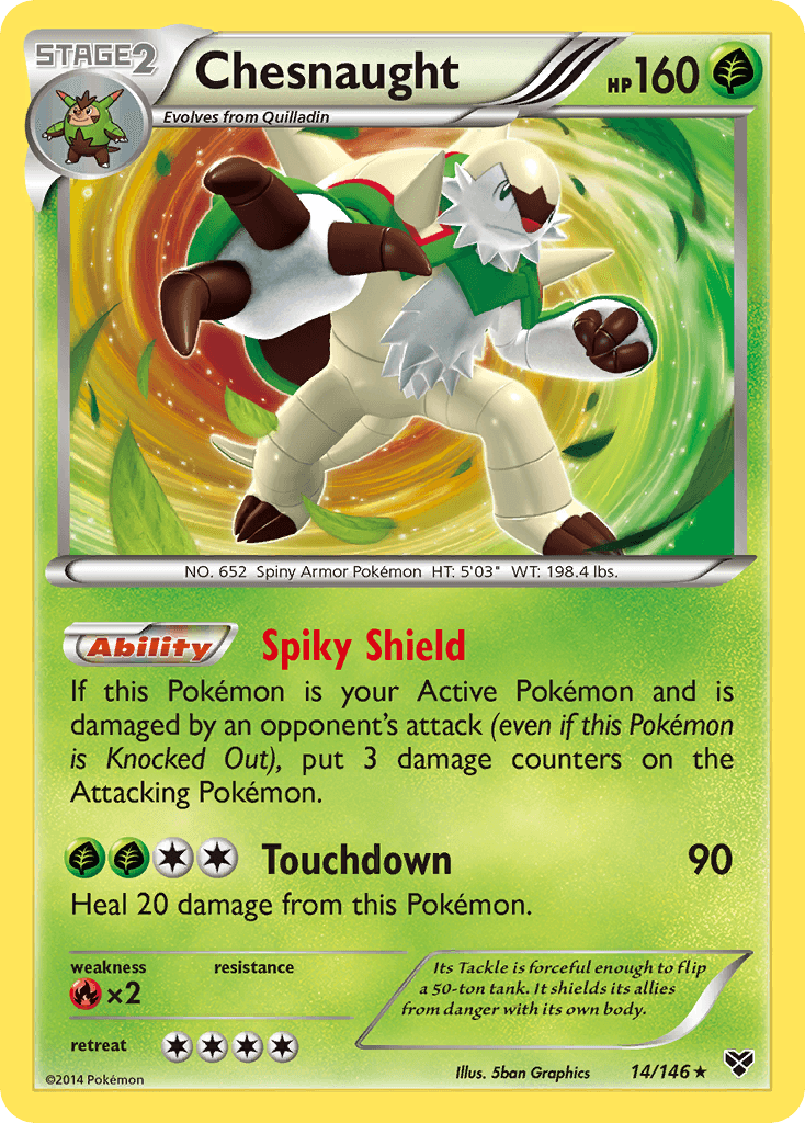 Chesnaught [Reverse Holo]