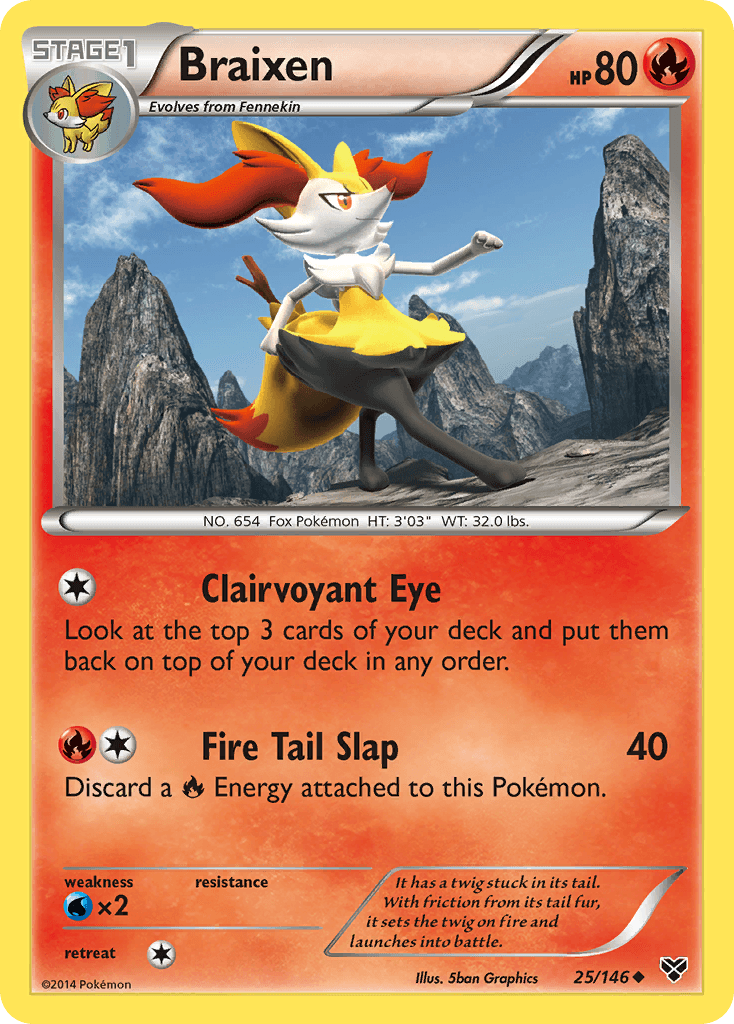 Braixen [Reverse Holo]