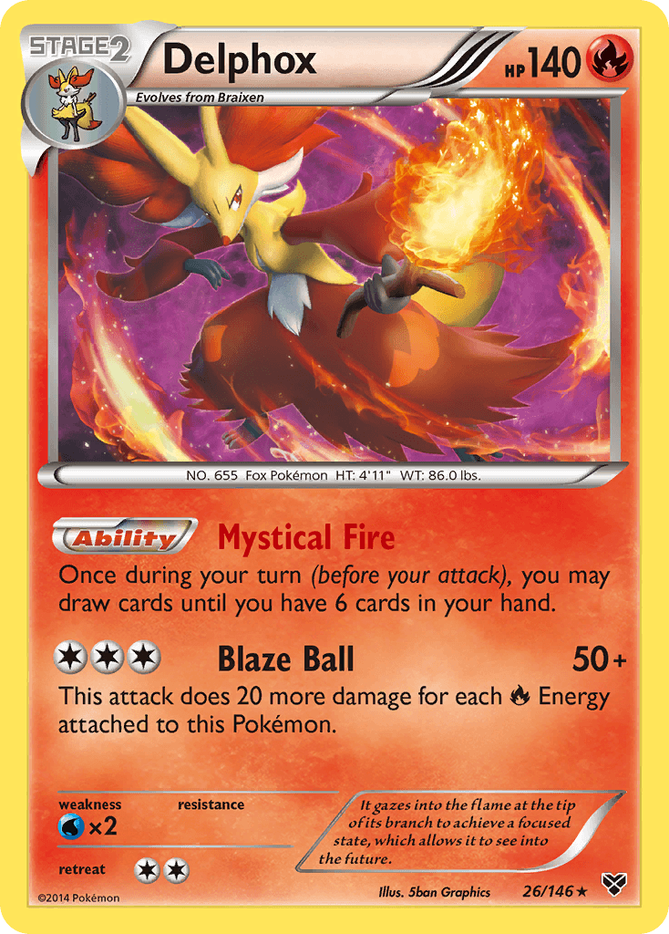 Delphox [Reverse Holo]