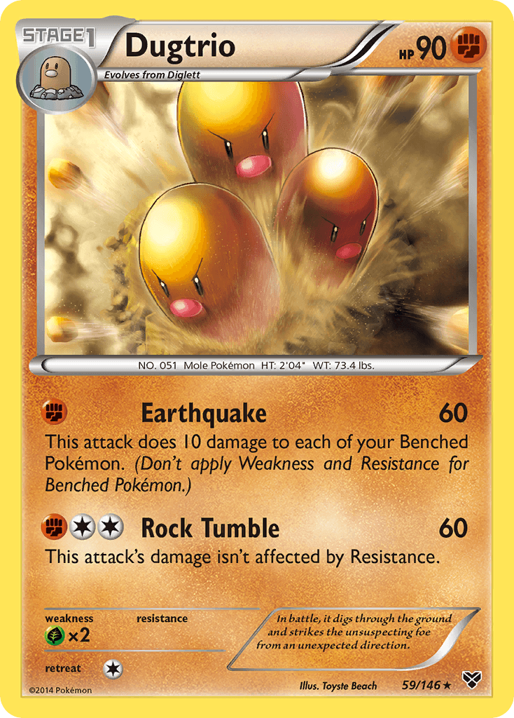 Dugtrio [Reverse Holo]