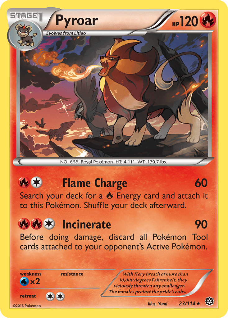 Pyroar [Reverse Holo]