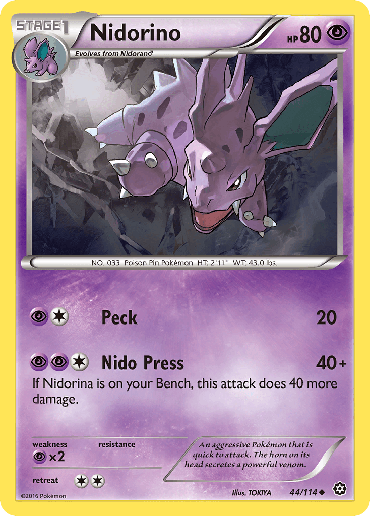 Nidorino [Reverse Holo]