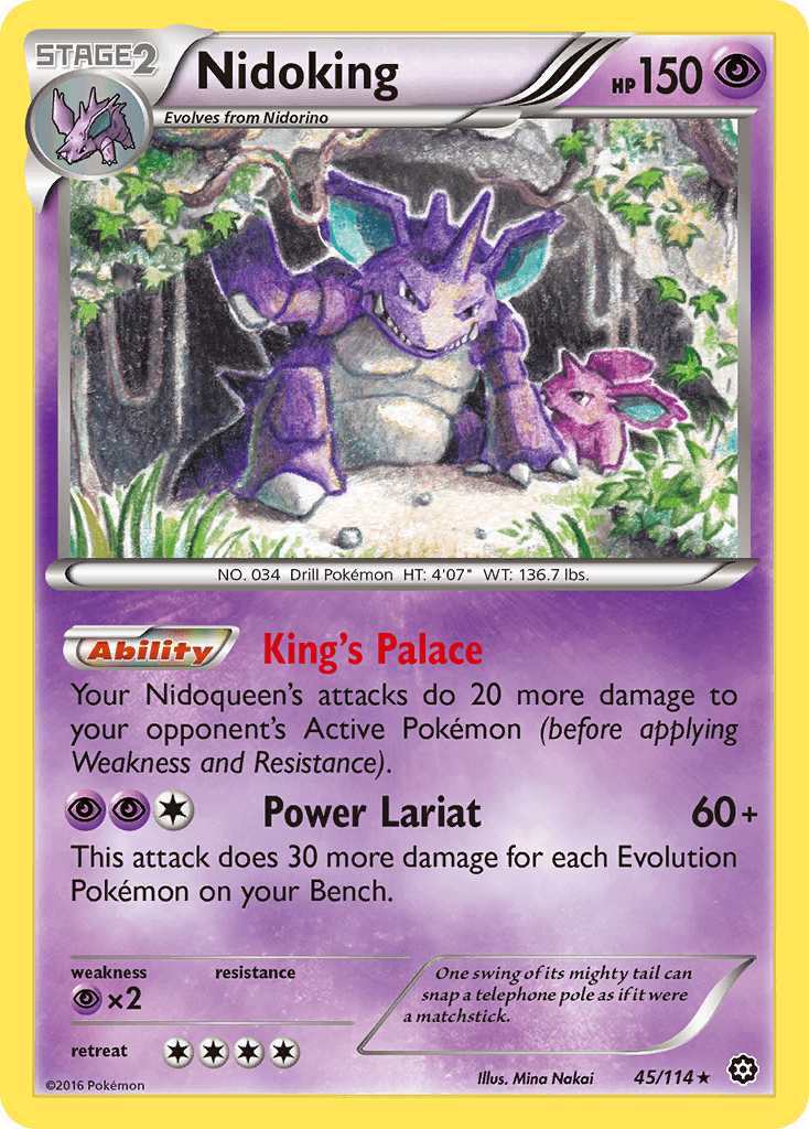 Nidoking [Reverse Holo]