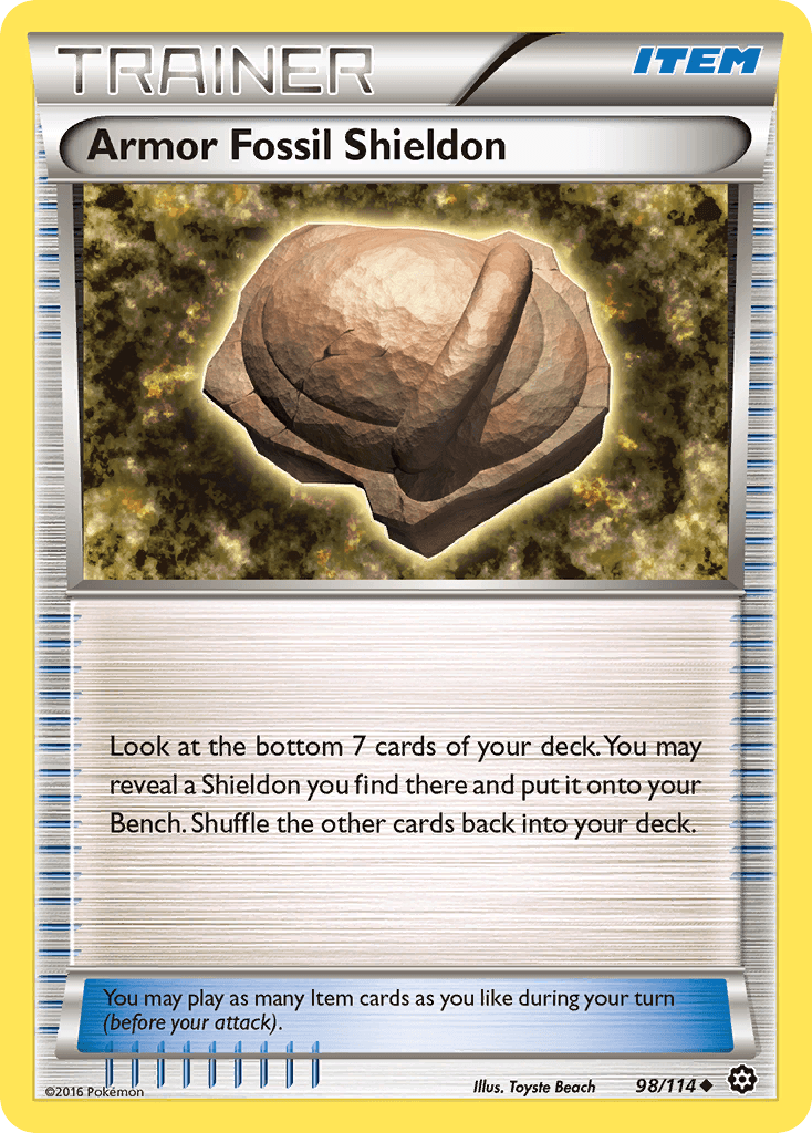 Armor Fossil Shieldon [Reverse Holo]