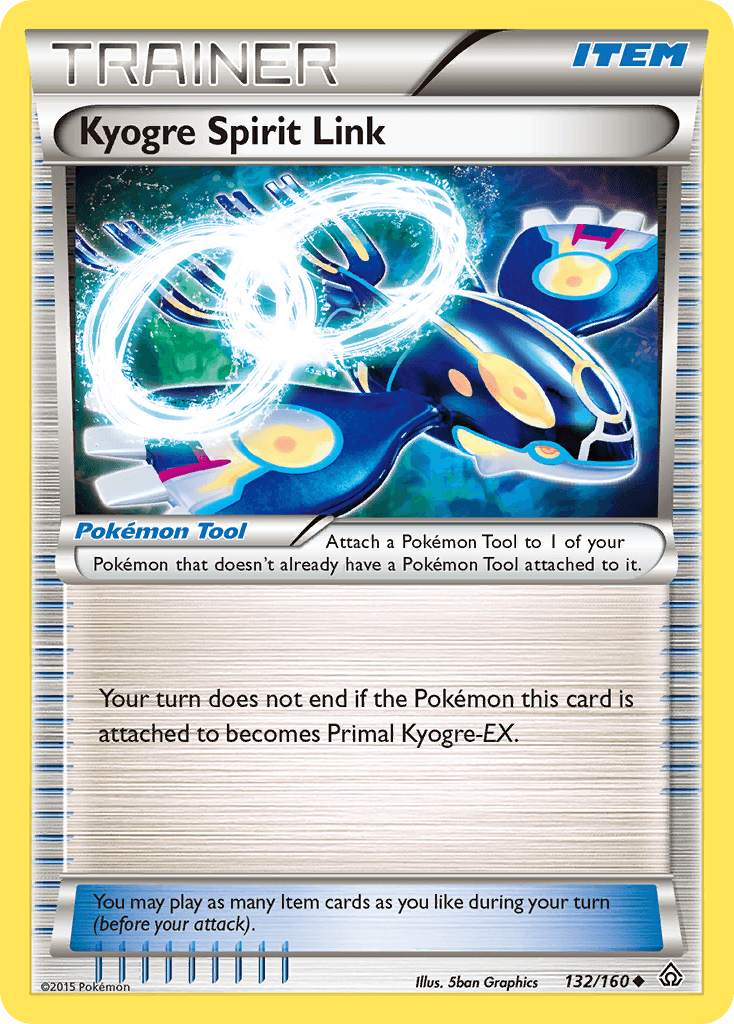 Kyogre Spirit Link [Reverse Holo]