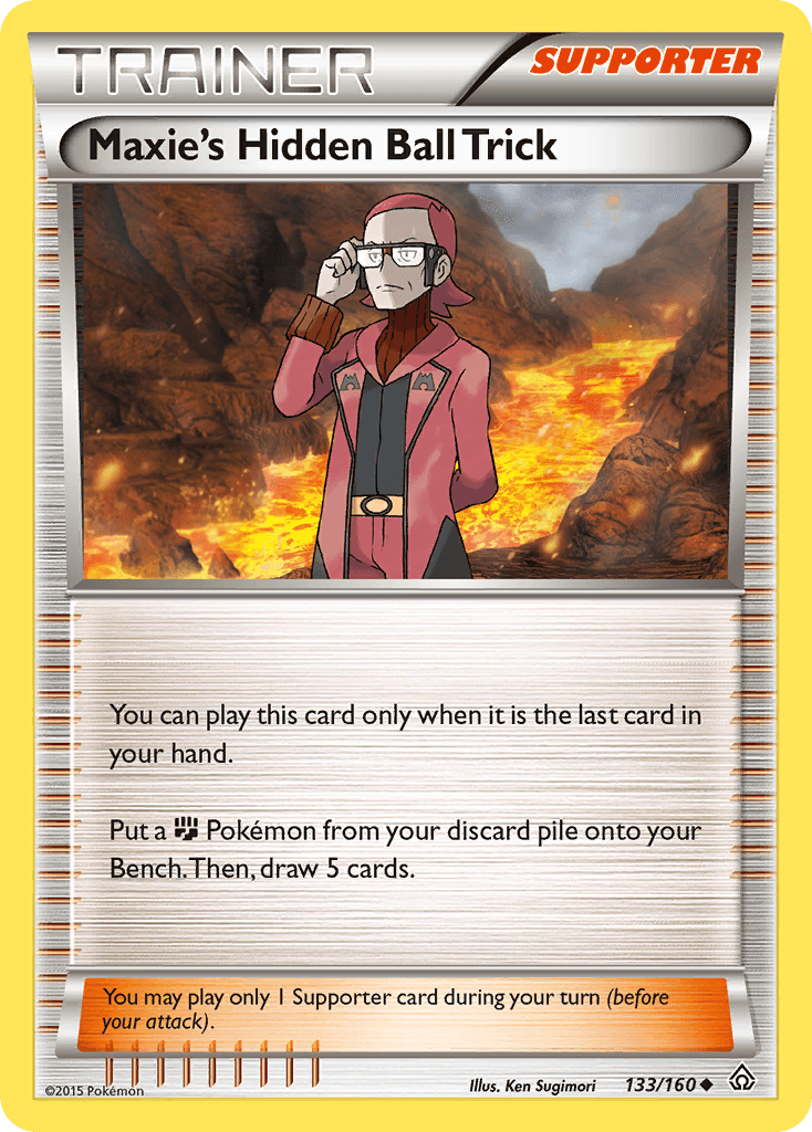 Maxie's Hidden Ball Trick [Reverse Holo]