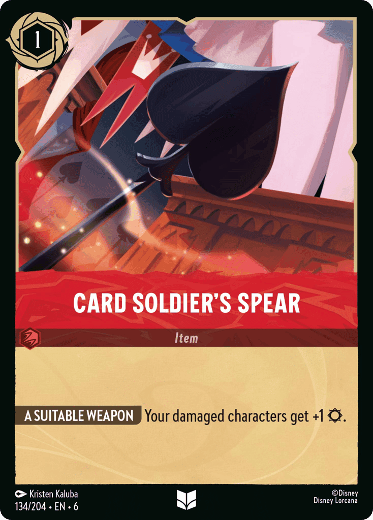 Card Soldier's Spear