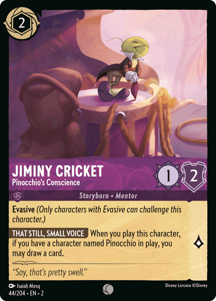 Jiminy Cricket - Pinocchio's Conscience