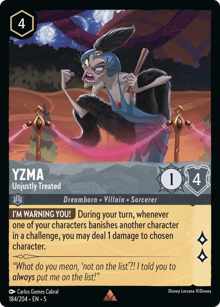 Yzma - Unjustly Treated