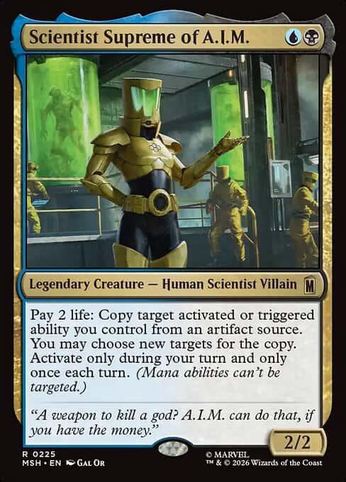Scientist Supreme of A.I.M.