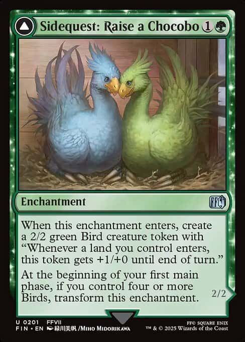 Sidequest: Raise a Chocobo // Black Chocobo