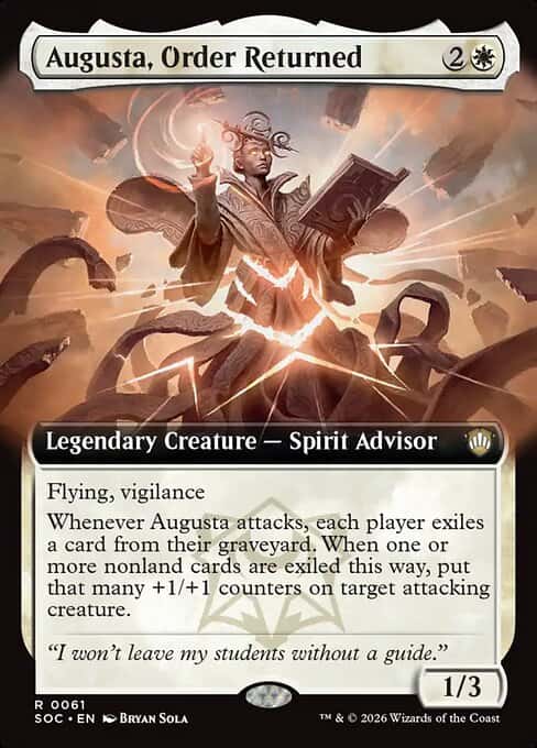 Augusta, Order Returned