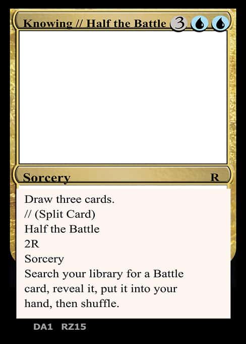 Knowing // Half the Battle