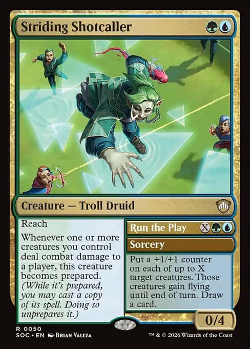Striding Shotcaller // Run the Play