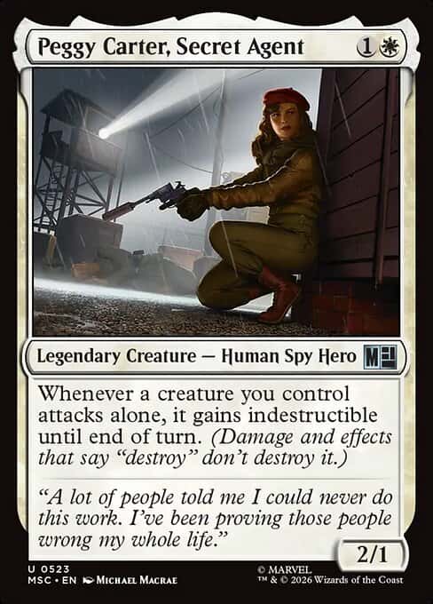 Peggy Carter, Secret Agent