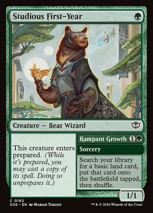 Studious First-Year // Rampant Growth