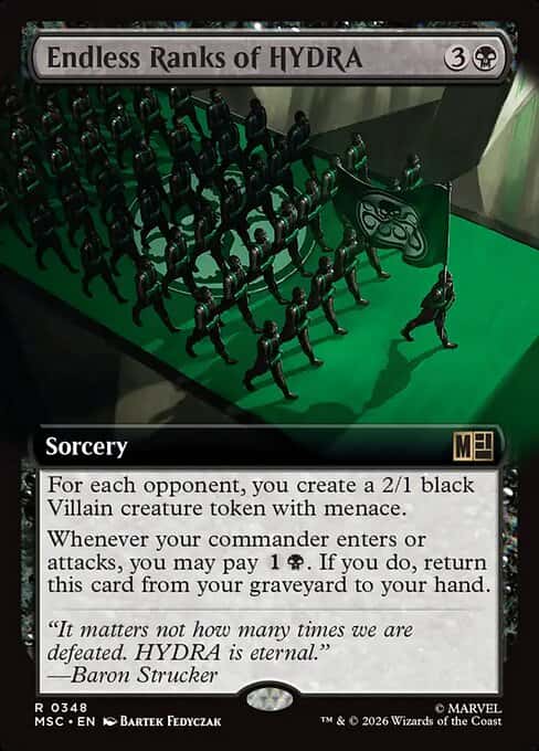 Endless Ranks of HYDRA