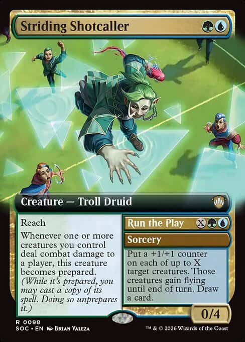 Striding Shotcaller // Run the Play
