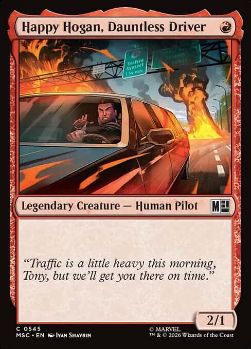 Happy Hogan, Dauntless Driver