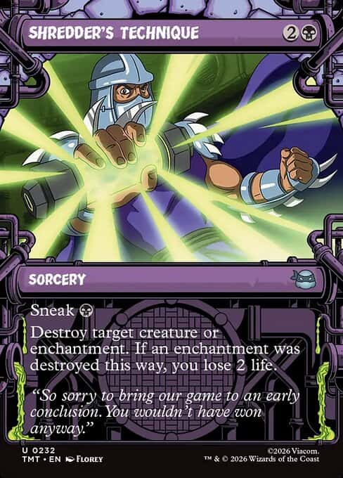 Shredder's Technique