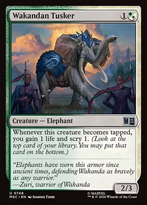 Wakandan Tusker