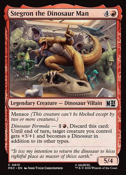Stegron the Dinosaur Man