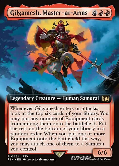 Gilgamesh, Master-at-Arms