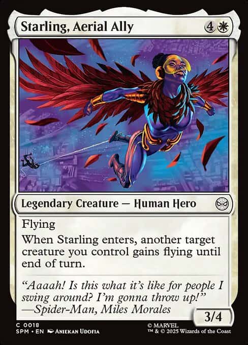 Starling, Aerial Ally