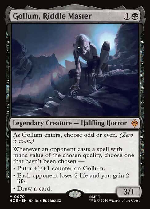 Gollum, Riddle Master