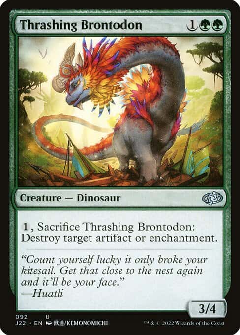 Thrashing Brontodon