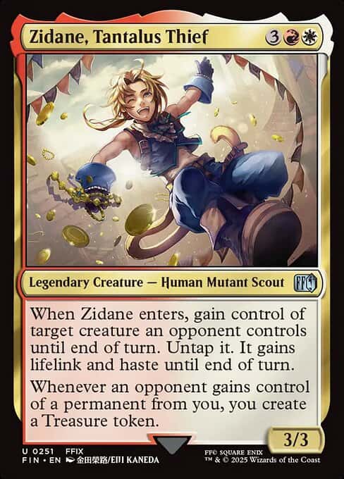 Zidane, Tantalus Thief
