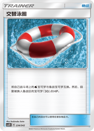 交替泳圈