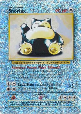 pokemon card value snorlax Colorless Rolling Tackle (80) Colorless Amazon.com: Pokemon - Snorlax (58/83)