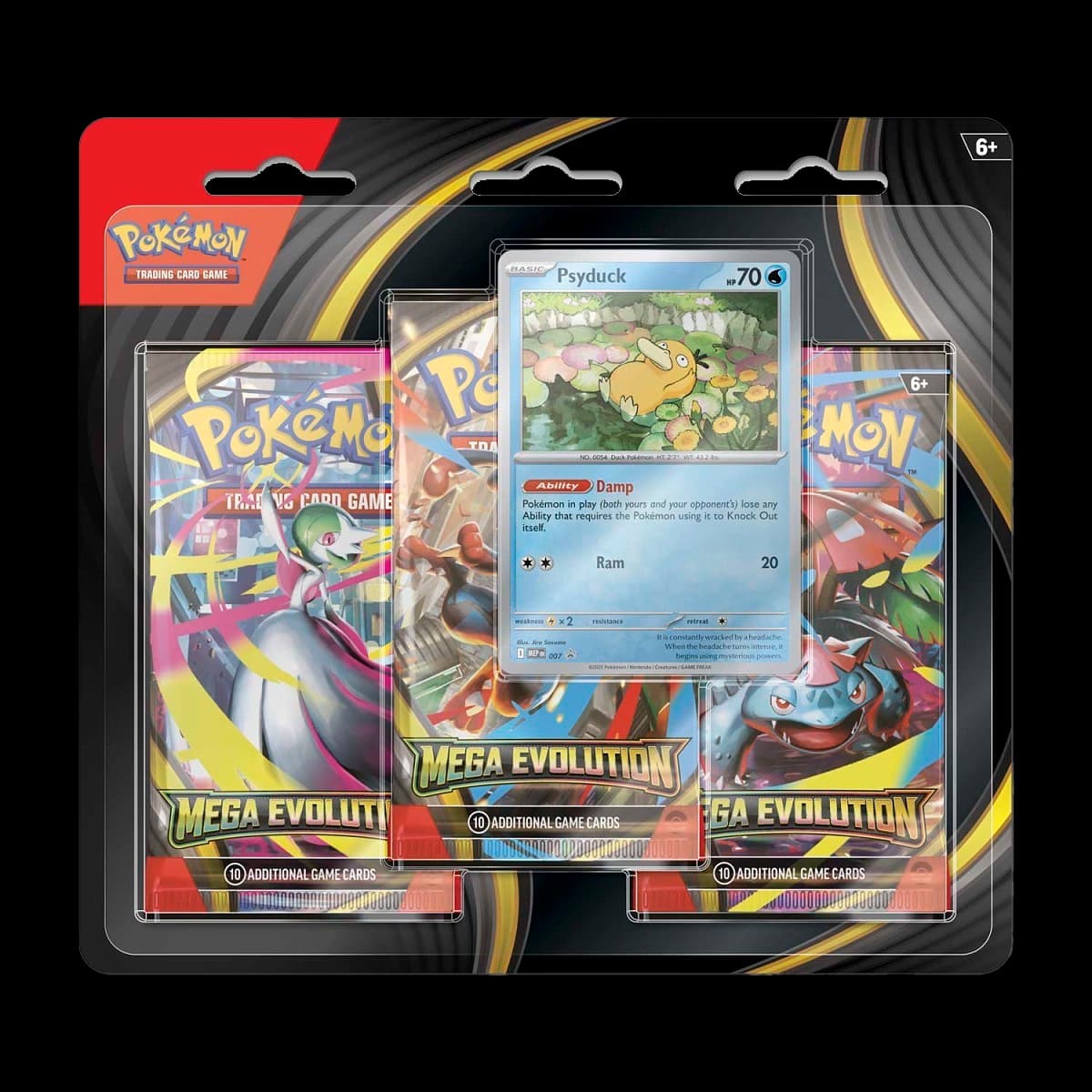 Mega Evolution 3 Pack Blister: Psyduck