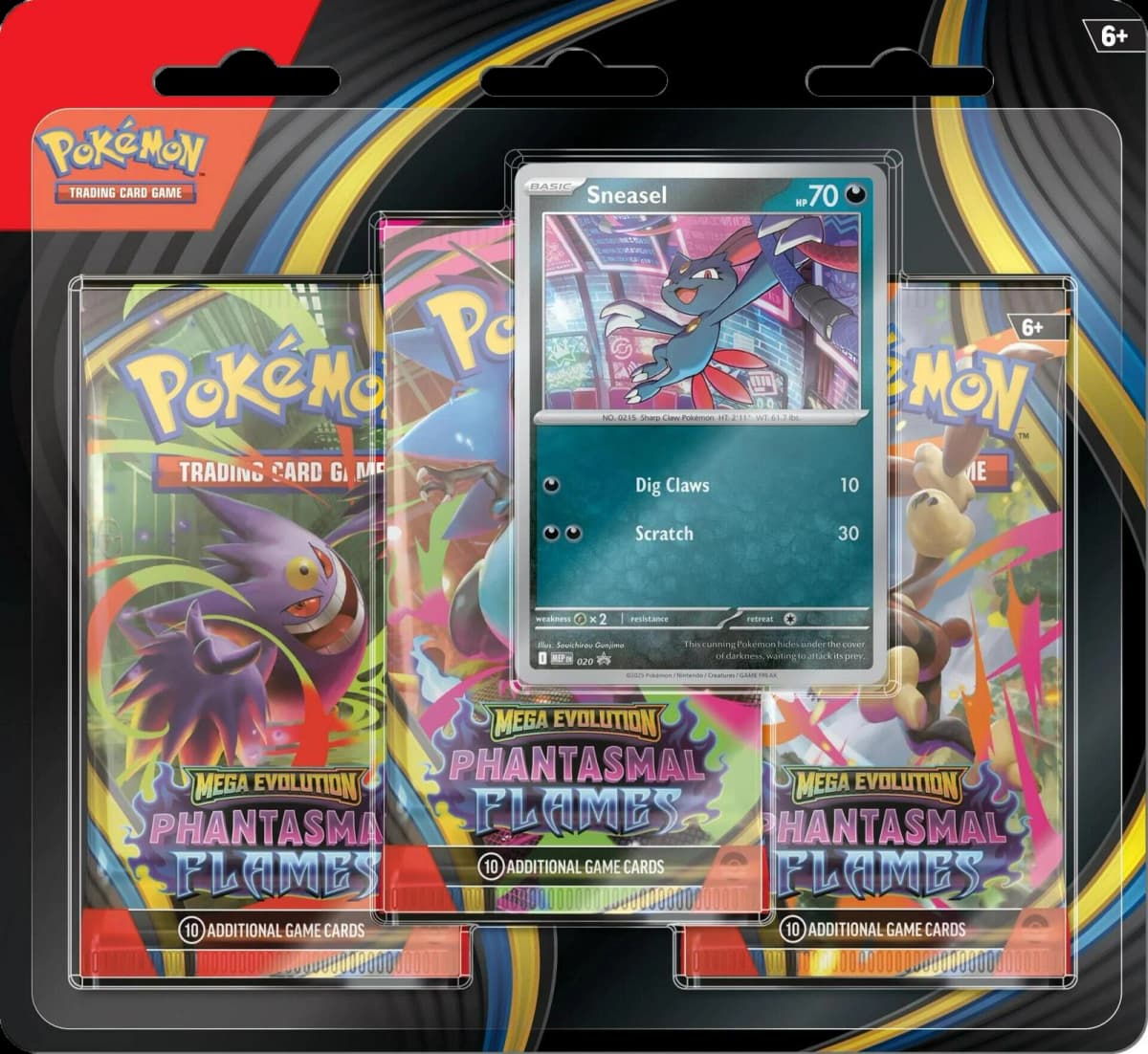 Phantasmal Flames 3 Pack Blister: Sneasel