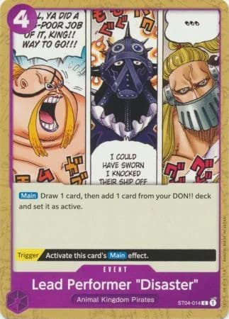 Lead Performer Disaster